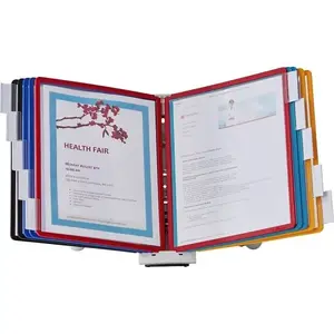 Sherpa 5542-00 Assorted Colors 10-Panel Desk Reference System