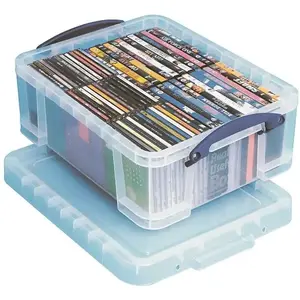 Really Useful Box US17C 17 Liter Clear Plastic Storage Box