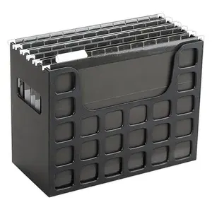Oxford 23013 Decoflex Black Plastic File Holder
