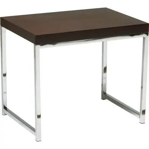 Wall Street Espresso Engineered Wood End Table Wall Street Espresso Engineered Wood End Table