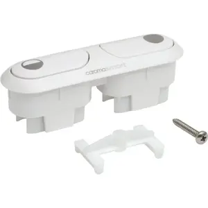 Caroma 416281W Dual Flush Button And Bezel Kit