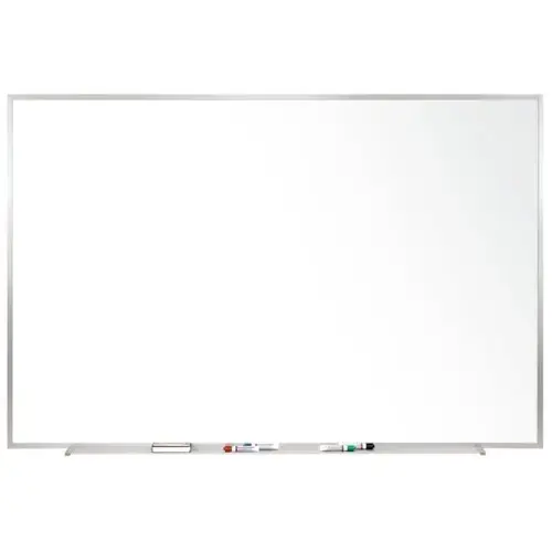 Magnetic Porcelain Whiteboard With Aluminum Frame, 3 ftH X 4 ftW Magnetic Porcelain Whiteboard With Aluminum Frame, 3 ftH X 4 ftW