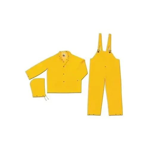 2x-Large Yellow .35mm Pvc Rain Suit Welded 2x-Large Yellow .35mm Pvc Rain Suit Welded