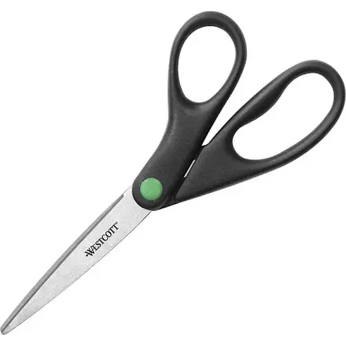 8" Kleenearth Scissors Straight Tip Black 8" Kleenearth Scissors Straight Tip Black