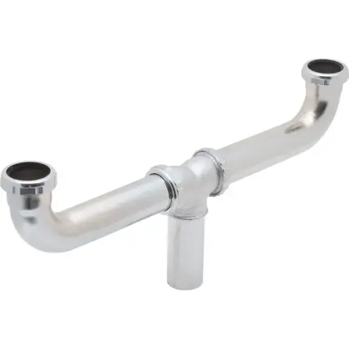 Brass Tubular Center Outlet Kit 1-1/2" X 16" Slip Joint 22-Gauge Brass Tubular Center Outlet Kit 1-1/2" X 16" Slip Joint 22-Gauge