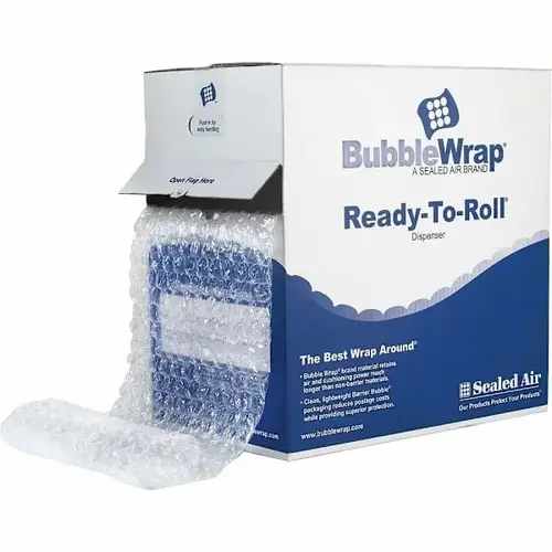 Clear 12"X650ft Bubble Wrap Perforated Roll