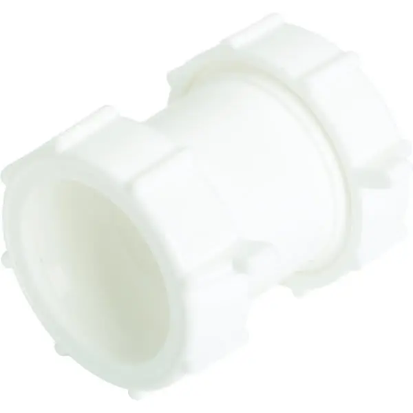 GENERIC PRIVATE BRAND Pvc Tubular Coupling Straight 1-1/2 Slip Joint White HD SUPPLY 403394