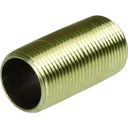 Mueller Streamline Brass Nipple, 1/2 X 3" Mueller Streamline Brass Nipple, 1/2 X 3"
