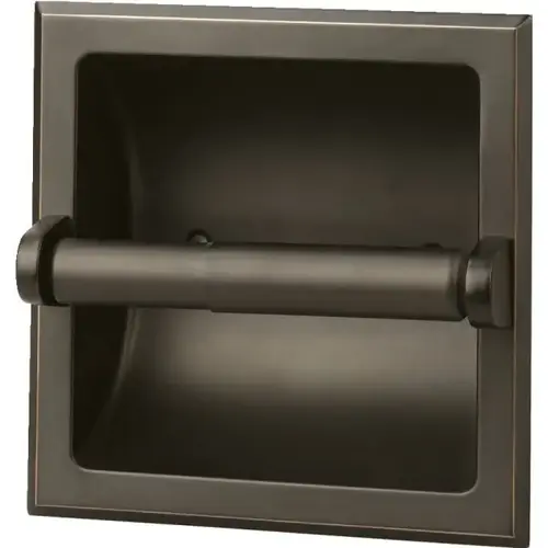 Millbridge Oil-Rubbed Bronze Recessed Toilet Paper Holder Millbridge Oil-Rubbed Bronze Recessed Toilet Paper Holder