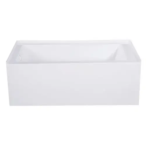 Aqua Eden Vtap543022l 54" Acrylic Alcove Tub With Left Hand Drai Aqua Eden Vtap543022l 54" Acrylic Alcove Tub With Left Hand Drai