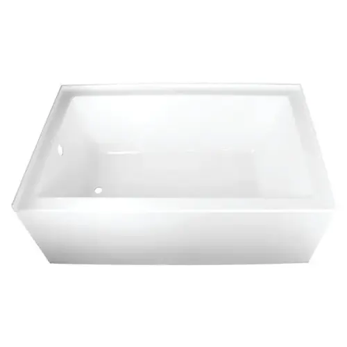 Aqua Eden Vtap603622l 60" Acrylic Alcove Tub W/Left Hand Drain