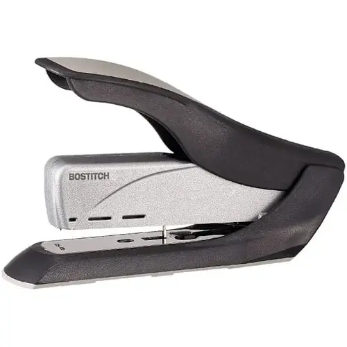 Heavy Duty Spring-Powered Stapler Black / Silver Heavy Duty Spring-Powered Stapler Black / Silver