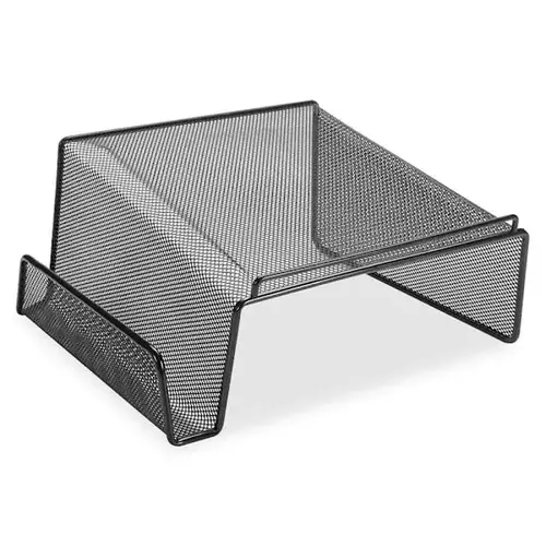 Angled Mesh Phone Stand 11.1" X 10.1" X 5.3" Steel Black Angled Mesh Phone Stand 11.1" X 10.1" X 5.3" Steel Black