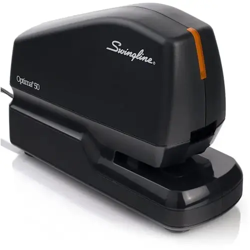 Optima 50 Electric Stapler Fastens Up To 50 Sheets Black