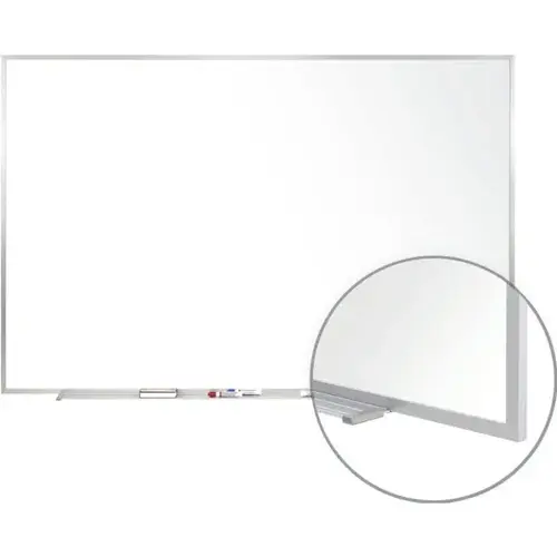 Non-Magnetic Melamine Dry-Erase Whiteboard With Aluminum Frame, 8 ft X 4 ft Non-Magnetic Melamine Dry-Erase Whiteboard With Aluminum Frame, 8 ft X 4 ft
