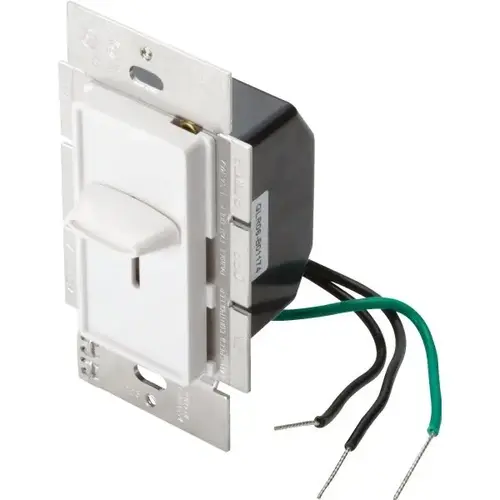 1.5 Amp Fan And Fixture Dimmer, White 1.5 Amp Fan And Fixture Dimmer, White