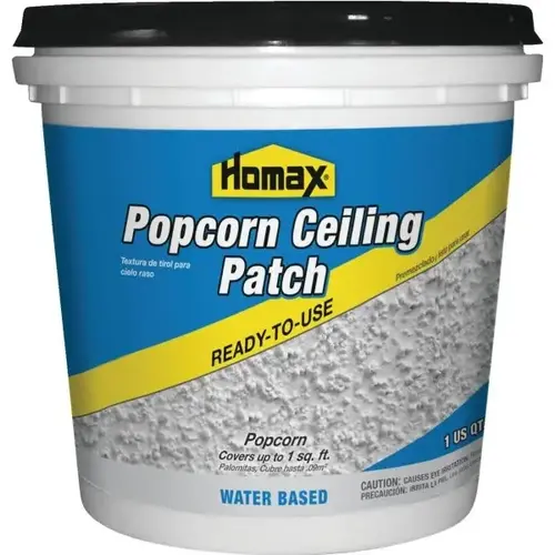 Homax 1 Quart Ready-To-use Popcorn Ceiling Patch Homax 1 Quart Ready-To-use Popcorn Ceiling Patch
