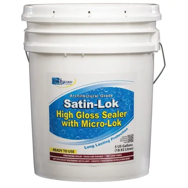 RAINGUARD BRANDS LLC 5 Gallon Satin-Lok High Gloss Surface Sealer With Micro-Lok CR-1405 RAINGUARD BRANDS LLC 5 Gallon Satin-Lok High Gloss Surface Sealer With Micro-Lok CR-1405