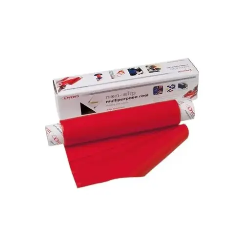 Non-Slip Material 8 X 6-1/2 Foot Roll Red