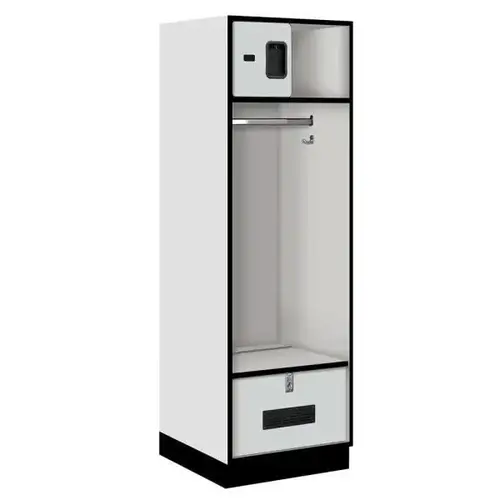 Gray-24 Inch Wide Designer Wood Open Access Locker Gray-24 Inch Wide Designer Wood Open Access Locker