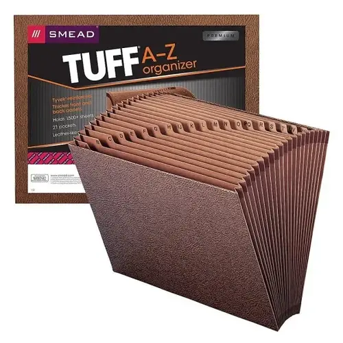 Tuff Brown Expanding File With Open Top Tuff Brown Expanding File With Open Top