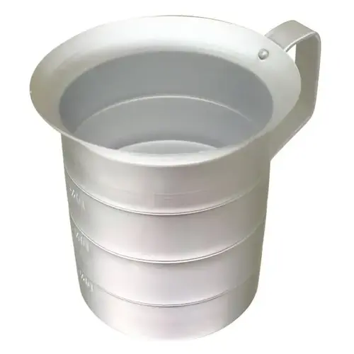 1 Qt Aluminum Liquid Measuring Cup 5 X 5 X 5 Inches 1 Qt Aluminum Liquid Measuring Cup 5 X 5 X 5 Inches