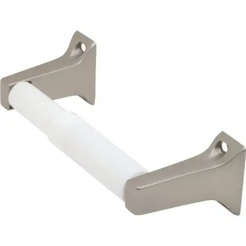 Exposed Mount Toilet Paper Holder In Satin Nickel Exposed Mount Toilet Paper Holder In Satin Nickel