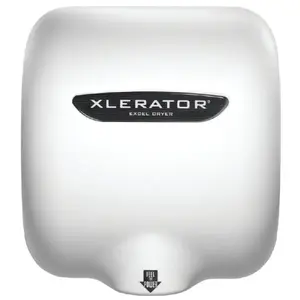 XLERATOR 303161A High Speed Hand Dryer White Bmc Cover Noise Reduction Nozzle 110-120v