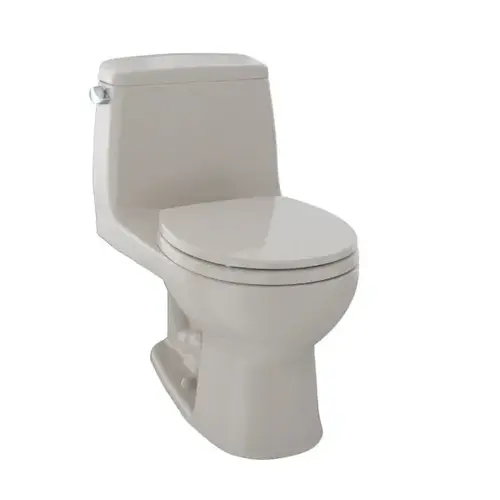 Eco Ultramax One-Piece Round Bowl 1.28 Gpf Toilet, Bone Eco Ultramax One-Piece Round Bowl 1.28 Gpf Toilet, Bone