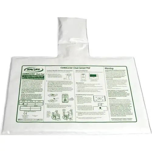 Cordless Weight-Sensing Chair Pad, 10 X 15", 45-Day Warranty