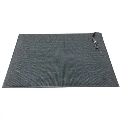 Weight-Sensing Floor Mat, Gray, 24 X 36", Corded