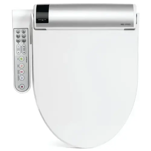 Bliss Electric Bidet Seat, White, Side Panel Controls