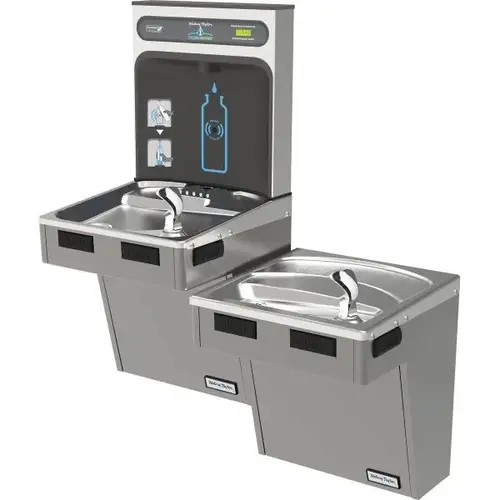 Bottle Filling Station And Ada Cooler, Nonfiltered, 8gph, Platnm