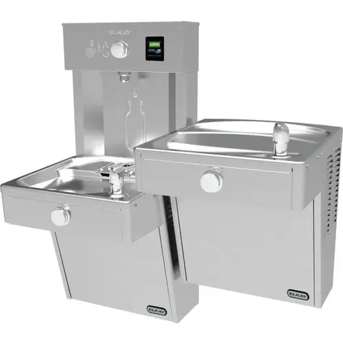 Ezh2o Vr Bottle Filling Station/Bi-Level Cooler, Ss, Indoor Use Ezh2o Vr Bottle Filling Station/Bi-Level Cooler, Ss, Indoor Use