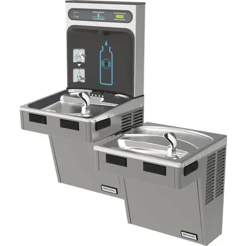Bottle Filling Station And Bi-Level Cooler, Filtered, 8 Gph Bottle Filling Station And Bi-Level Cooler, Filtered, 8 Gph