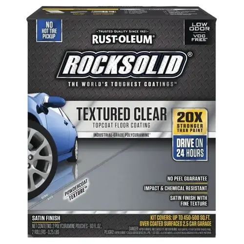 Rocksolid 120 Oz Textured Clear Top Coat Floors