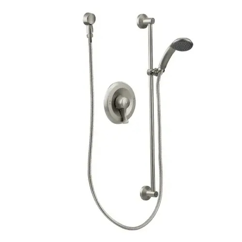 Commercial Classic Brushed Nickel Posi-Temp All-Metal Trim Kits Handheld Commercial Classic Brushed Nickel Posi-Temp All-Metal Trim Kits Handheld