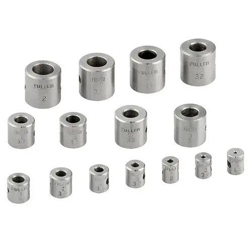 WL Fuller Drill Depth Stops #5 Screw 1/8" Drill Size, 3/8" Dia, 1/2" Length WL Fuller Drill Depth Stops #5 Screw 1/8" Drill Size, 3/8" Dia, 1/2" Length