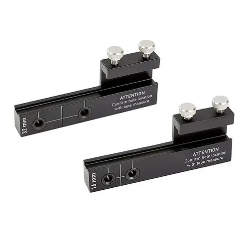 Hardware Jig Accessories Sliding Drill Guide, 5/8" & 1-1/4" c/c