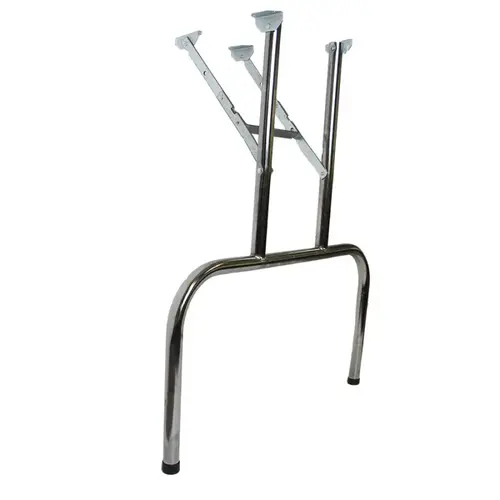 29" Folding Table Leg, Chrome