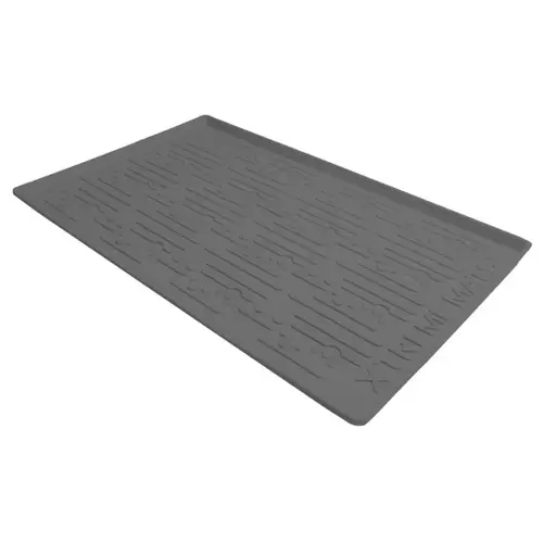 Xtreme Mat Gray Vanity Undersink Cabinet Mat 19-1/4" x 3/4" x 34-1/4"