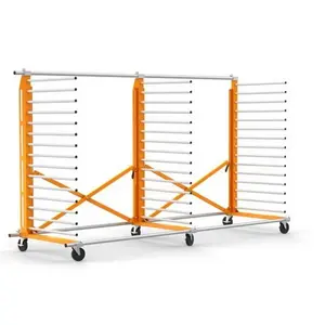 Paintline PDREX3 44" - 120" Pro EX Plus Heavy Duty Three Tower Drying Rack