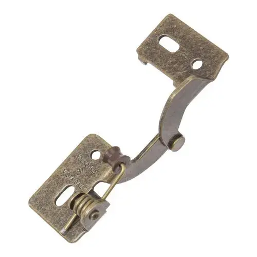 Youngdale Free Swinging 5/16" Overlay Pin/Knife Hinge, Screw-on Bright Brass