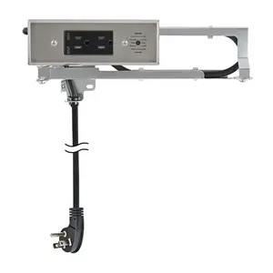 Docking Drawer 1514-170S Blade In-Drawer Outlet, 15 Amp, (2) 65W USB-C & (2) AC, Stainless Steel