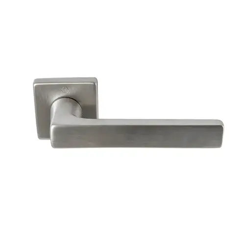 Dallas Door Handle Set, Satin Nickel Designed for 1.375" Door Dallas Door Handle Set, Satin Nickel Designed for 1.375" Door