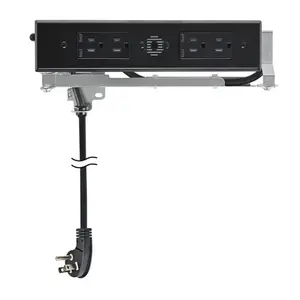 Docking Drawer 1514-277B Blade Duo In-Drawer Outlet, 15 Amp, (4) 65W USB-C & (4) AC, Black