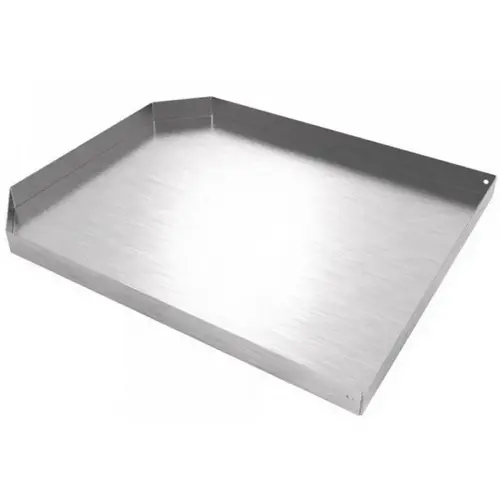 36"W x 36"L x 2-1/2"H All-Purpose Drip Pan, Galvanized Steel 
