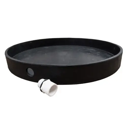 W x L x 2-1/2"H Water Dispenser Tray, Black W x L x 2-1/2"H Water Dispenser Tray, Black