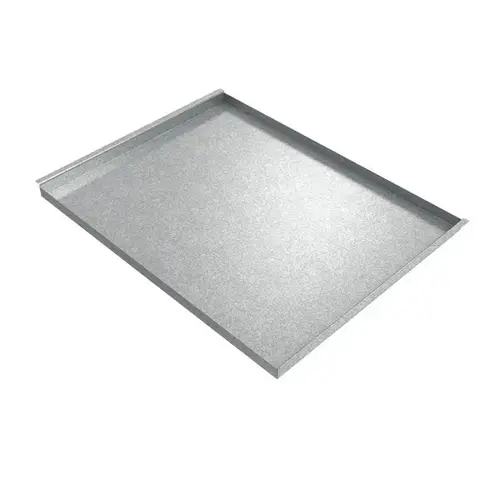 24"W x 30"L x 1-1/2"H Hanging Pallet Rack Drip Pan, Galvanized Steel 24"W x 30"L x 1-1/2"H Hanging Pallet Rack Drip Pan, Galvanized Steel