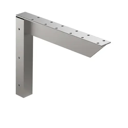 Rakks Flush Mount Bench Bracket Mill 14-1/4"H x 18-1/4"L Rakks Flush Mount Bench Bracket Mill 14-1/4"H x 18-1/4"L